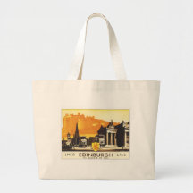 Vintage Edinburgh LNER Canvas Bags