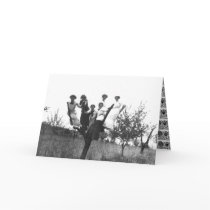 Vintage Edwardian Women Greeting Card