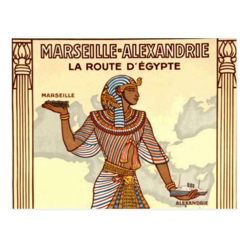 Vintage Egypt Travel Postcard Zazzle
