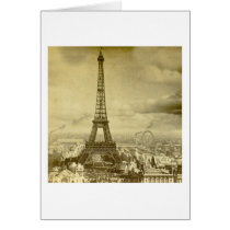 Vintage Eifel Tower Paris France  1889 cards