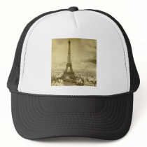 Vintage Eifel Tower Paris France  1889 Hat
