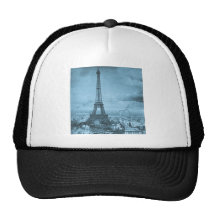 Vintage Eifel Tower Paris France  1889 Hats