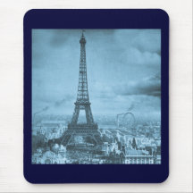 Vintage Eifel Tower Paris France  1889 Mouse Pad