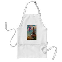 Vintage Eiffel Tower Apron