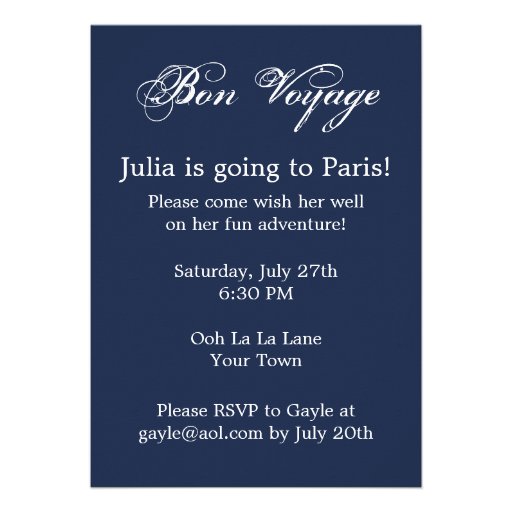 Vintage Eiffel Tower Invitation