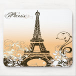 Vintage Eiffel Tower Mouse Pad