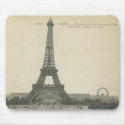 Vintage Eiffel Tower Mousepad by creativechateau Vintage Eiffel Tower Mousepad