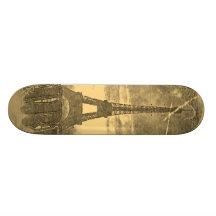 Vintage Eiffel Tower Paris Skateboards