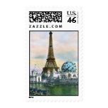 Vintage Eiffel Tower Stamp