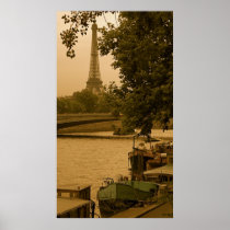 Vintage Eiffel Tower Poster
