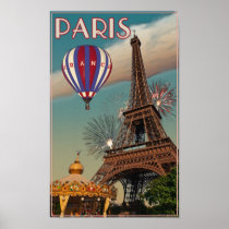 Vintage Eiffel Tower Posters