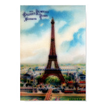 Vintage Eiffel Tower posters