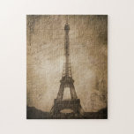 vintage eiffel tower jigsaw puzzle