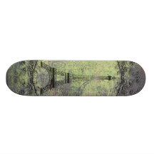Vintage Eiffel Tower Skate Deck