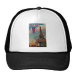 Vintage Eiffel Tower Trucker Hat