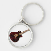 Vintage Electric Guitar Keychains