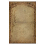 Vintage Elegance Dark Custom Stationery