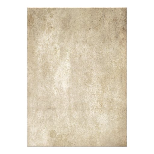 Vintage Elegance Plain Wedding Invitation