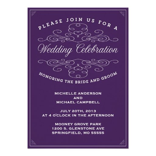 VINTAGE ELEGANCE | WEDDING INVITATION