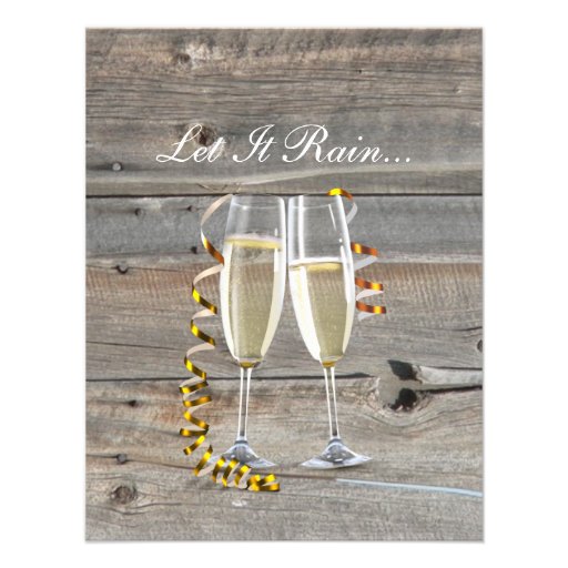 vintage elegant country wedding bridal shower custom announcements