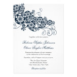 Vintage Elegant Floral Paisley Boho Wedding Invite