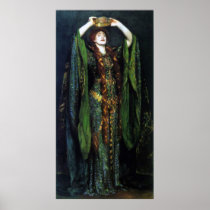 Vintage Ellen Terry as Lady Macbeth Print posters