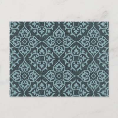 Retro Fabric on Vintage Embellished Fabric Cards  Postage Mousepad Postcards From