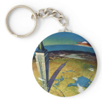 Vintage Empire State Building New York City Key Chains