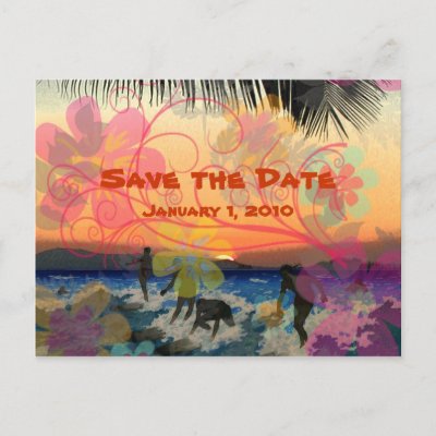Vintage  en retro, Save the Date postcard