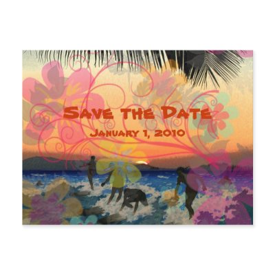 Vintage  en retro, Save the Date postcard