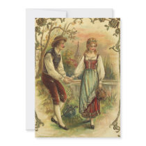 Vintage Engagement Announcements invitations by golden_oldies Vintage Engagement Announcements invitations