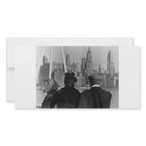 Vintage Engagement Design Photo Cards