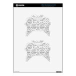 VINTAGE Engraved Silver Pattern - Define OO U R Xbox 360 Controller Skins