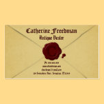 Vintage Envelope Antique Dealer Business Cards business cards
