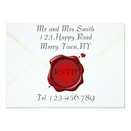 Vintage Envelope Invitation Zazzle