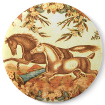 Vintage Equestrian Horse Button by INTHEPRESENT Vintage Equestrian Horse Button