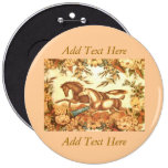 Vintage Equestrian Horse Button