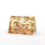 Vintage Equestrian Horse Invitation Card 2