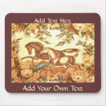 Vintage Equestrian Horse Mousepad 2 add text