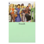 vintage Errands public bus stop List Lists Paper stationery