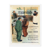 Vintage Escarmouche French art magazine ad