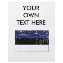 Vintage Estonia Flag flyers by flagshirts Vintage Estonia Flag flyers