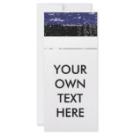 Vintage Estonia Flag Customized Rack Card