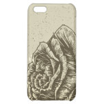 vintage etched roses design iPhone 5C cases