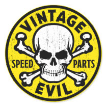 Vintage Evil 007A Sticker
