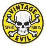 Vintage Evil 007A Sticker