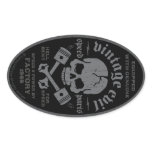 Vintage Evil 014A Oval Sticker
