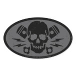 Vintage Evil 015B Oval Stickers