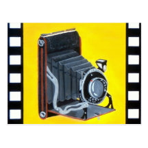 Vintage Expandable Camera Postcards