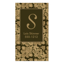 Vintage fabric busines card (#BUS 029) business cards